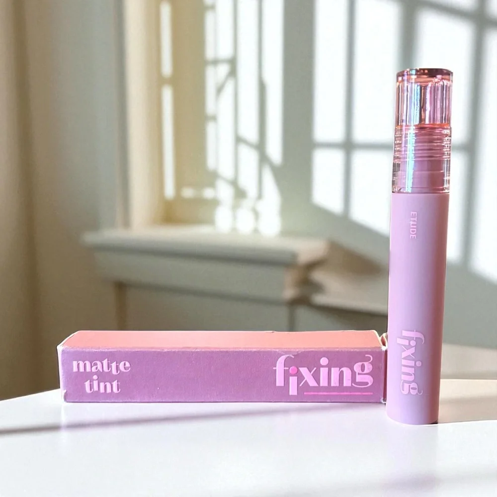 💎 K-Beauty Korean ETUDE Fixing Lip Tint Color #18 Cool Pink On Top Hydro Matte